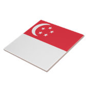 シンガポール国旗 タイル (側面)