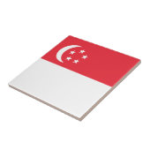 シンガポール国旗 タイル (側面)