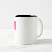 シンガポール国旗 ツートーンマグカップ (正面右)