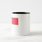 シンガポール国旗 ツートーンマグカップ (中央)