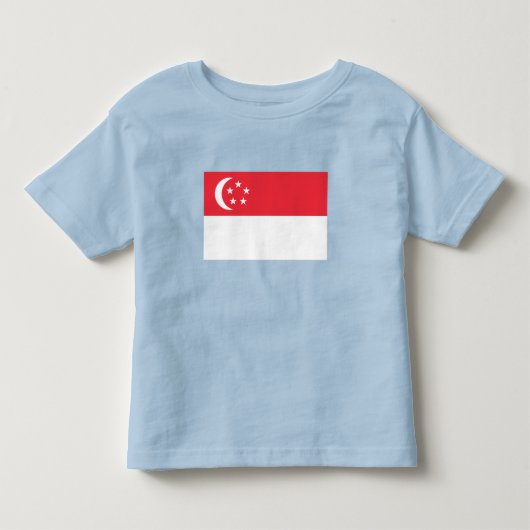 シンガポール国旗 トドラーTシャツ (正面)