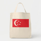 シンガポール国旗 トートバッグ (正面)