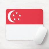 シンガポール国旗 マウスパッド (マウス)