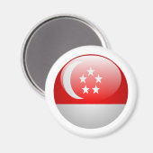 シンガポール国旗 マグネット (正面/裏面)