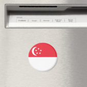シンガポール国旗 マグネット (インサイチュ (食洗機))
