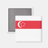 シンガポール国旗 マグネット (正面/裏面)