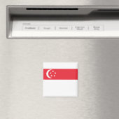 シンガポール国旗 マグネット (インサイチュ (食洗機))