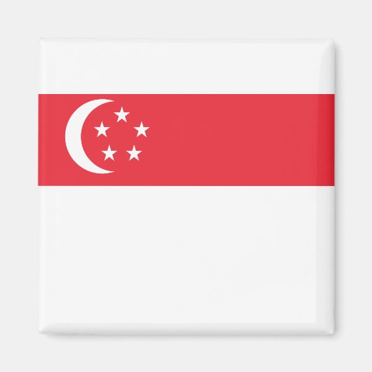 シンガポール国旗 マグネット (正面)