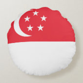 シンガポール国旗 ラウンドクッション (裏面)