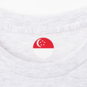 シンガポール国旗 ラベル (貼付)