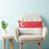 シンガポール国旗 ランバークッション (椅子)