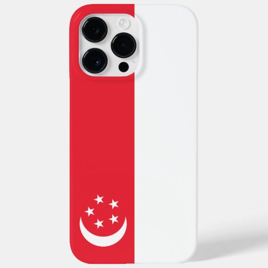 シンガポール国旗 Case-Mate iPhoneケース (裏面)