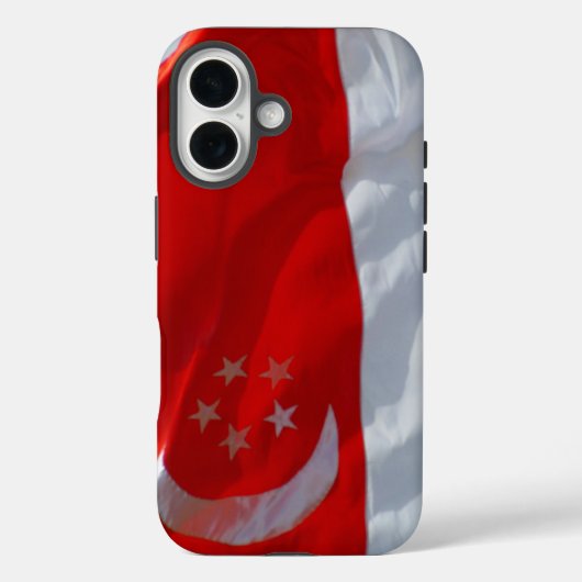シンガポール国旗 Case-Mate iPhoneケース (裏面)