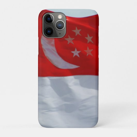 シンガポール国旗 Case-Mate iPhoneケース (裏)