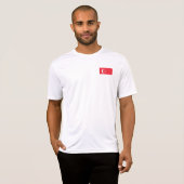 シンガポール国旗 Tシャツ (正面フル)