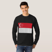 シンガポール国旗 Tシャツ (正面フル)