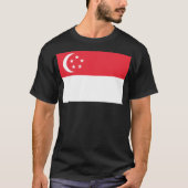 シンガポール国旗 Tシャツ (正面)