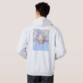 シンガポール地図 パーカ (裏面フル)