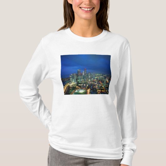 シンガポール夜のスカイライン, シンガポール Tシャツ (正面)