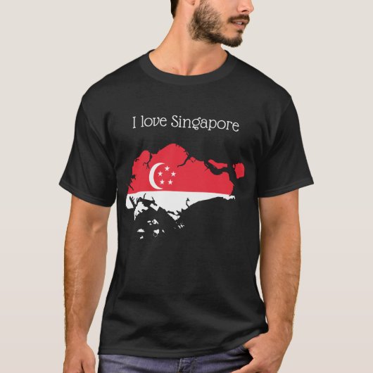 シンガポール大好きTシャツ Tシャツ (正面)