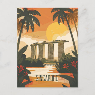 シンガポール旅行 ポストカード