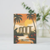 シンガポール旅行 ポストカード (スタンド正面)