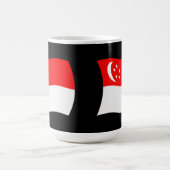 シンガポール旗マグ コーヒーマグカップ (中央)