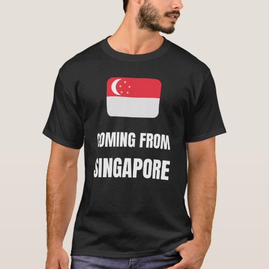 シンガポール来出身の Tシャツ (正面)