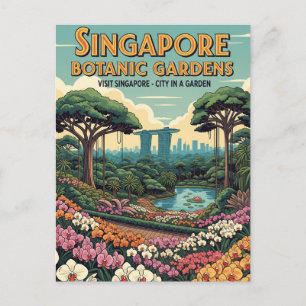 シンガポール植物園トラベル ポストカード
