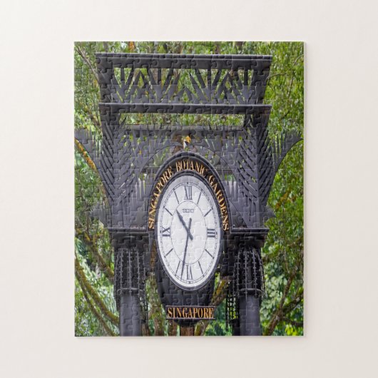 シンガポール植物園。 ジグソーパズル (縦)