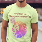 シンガポール生まれのナショナル・デーTシャツに着ていた Tシャツ
