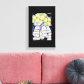 シンガポール疑問に思のウェット市場 キャンバスプリント (インサイチュ (リビング))