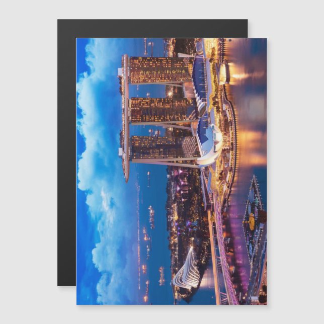 シンガポール磁気カード (正面/裏面)