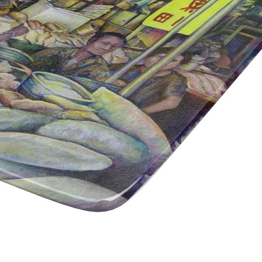 シンガポール素晴らしフライデーの新鮮な魚 カッティングボード (角)