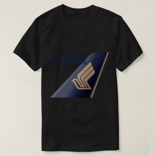 シンガポール航空クラシックロゴTシャツ必須 Tシャツ (デザイン正面)