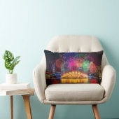 シンガポール花火装飾用クッション ランバークッション (椅子)