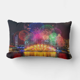 シンガポール花火装飾用クッション ランバークッション