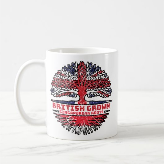 シンガポール英国統一されたイギリス コーヒーマグカップ (左)
