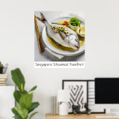 シンガポール蒸しポンフレットアーカイブプリント ポスター (ホームオフィス)