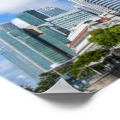 シンガポール金融地区 ポスター (角)