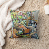 シンガポール魅力的テカ素晴らし・センターの約束 クッション (ブランケット)