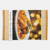シンガポール魚ヘッドカレーキッチンタオル キッチンタオル (横)
