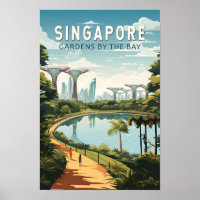 シンガポール ガーデンズ・バイ・ザ・ベイ 旅行 アート ヴィンテージ