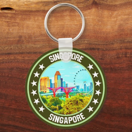 シンガポール キーホルダー (正面)