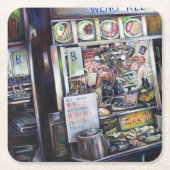 シンガポール，ケノシリカフィア スクエアペーパーコースター (正面)