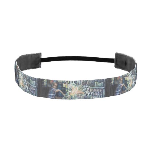 シンガポール、ゴールを移転 アスレチックヘッドバンド (正面)