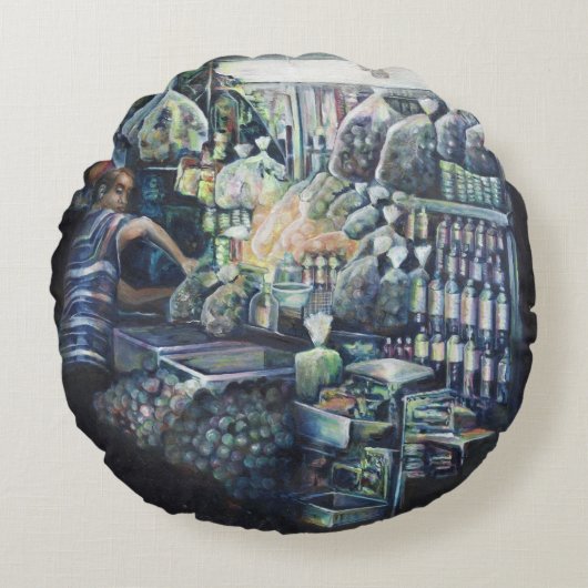 シンガポール、ゴールを移転 ラウンドクッション (正面)