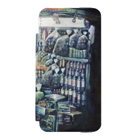 シンガポール、ゴールを移転 INCIPIO iPhoneウォレットケース (フォリオ 正面)