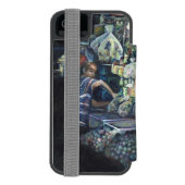 シンガポール、ゴールを移転 INCIPIO iPhoneウォレットケース (フォリオ裏面)