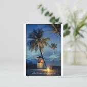 シンガポール，セントーサの素晴らしいビーチビューハガキ ポストカード (スタンド正面)